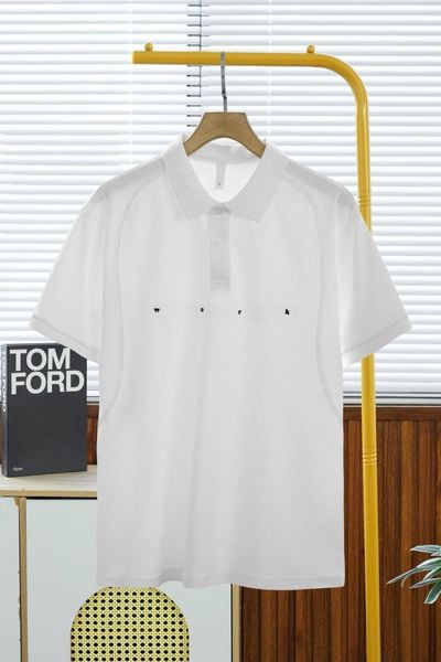 ÁO THUN POLO TRẮNG THÊU - WAN002002