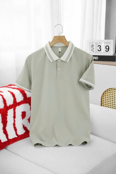 ÁO THUN POLO XANH - P004250