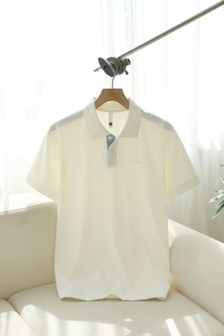 ÁO THUN POLO LỤA LẠNH TRẮNG - P004268
