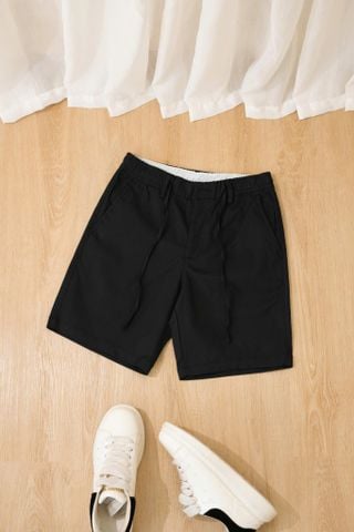 QUẦN SHORT KAKI ĐEN - P004276