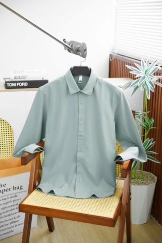 ÁO SƠ MI NAM TAY DÀI XANH - JC002006