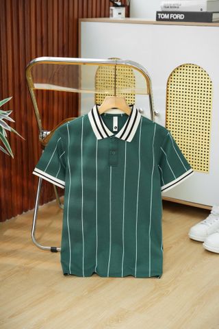 ÁO THUN POLO KẺ SỌC XANH - P004313