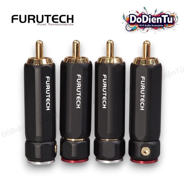 その他 FURUTECH FP-110(G) RCA plug FURUTECH FP-110 (G) Gold plated 24k Cinch RCA Ø9.2mm (Set x4