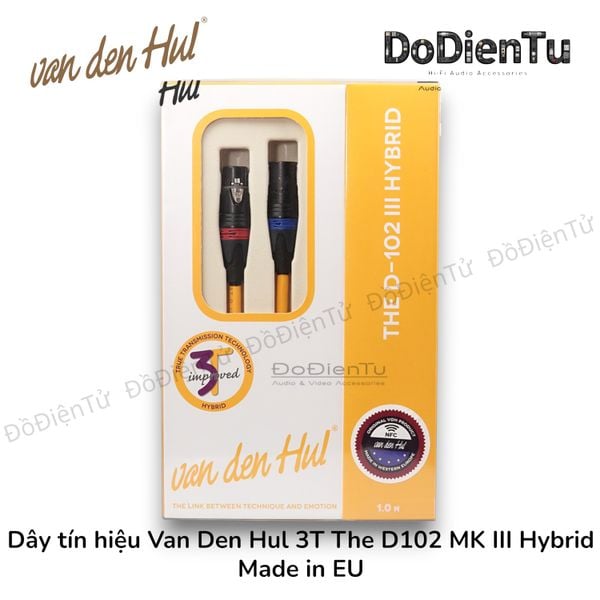 THE D-102 III Hybrid van den hul 正規品 vandenhul_d102_xlr_3t_cable_f4