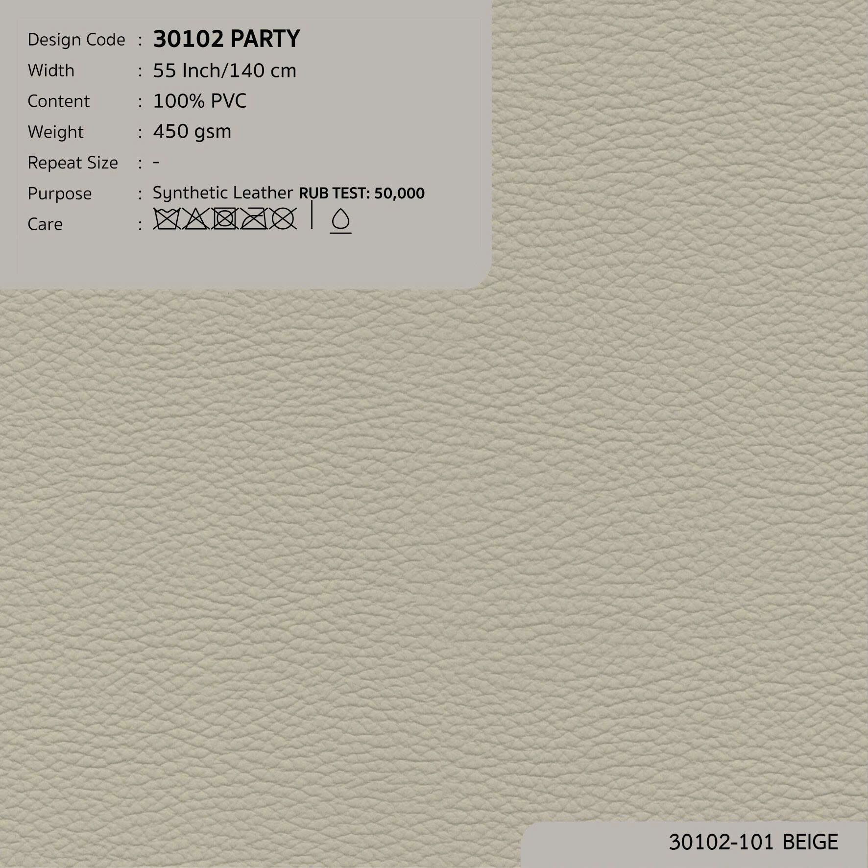 30102 vải PVC bọc nệm ghế PARTY 4 màu copyright 2025