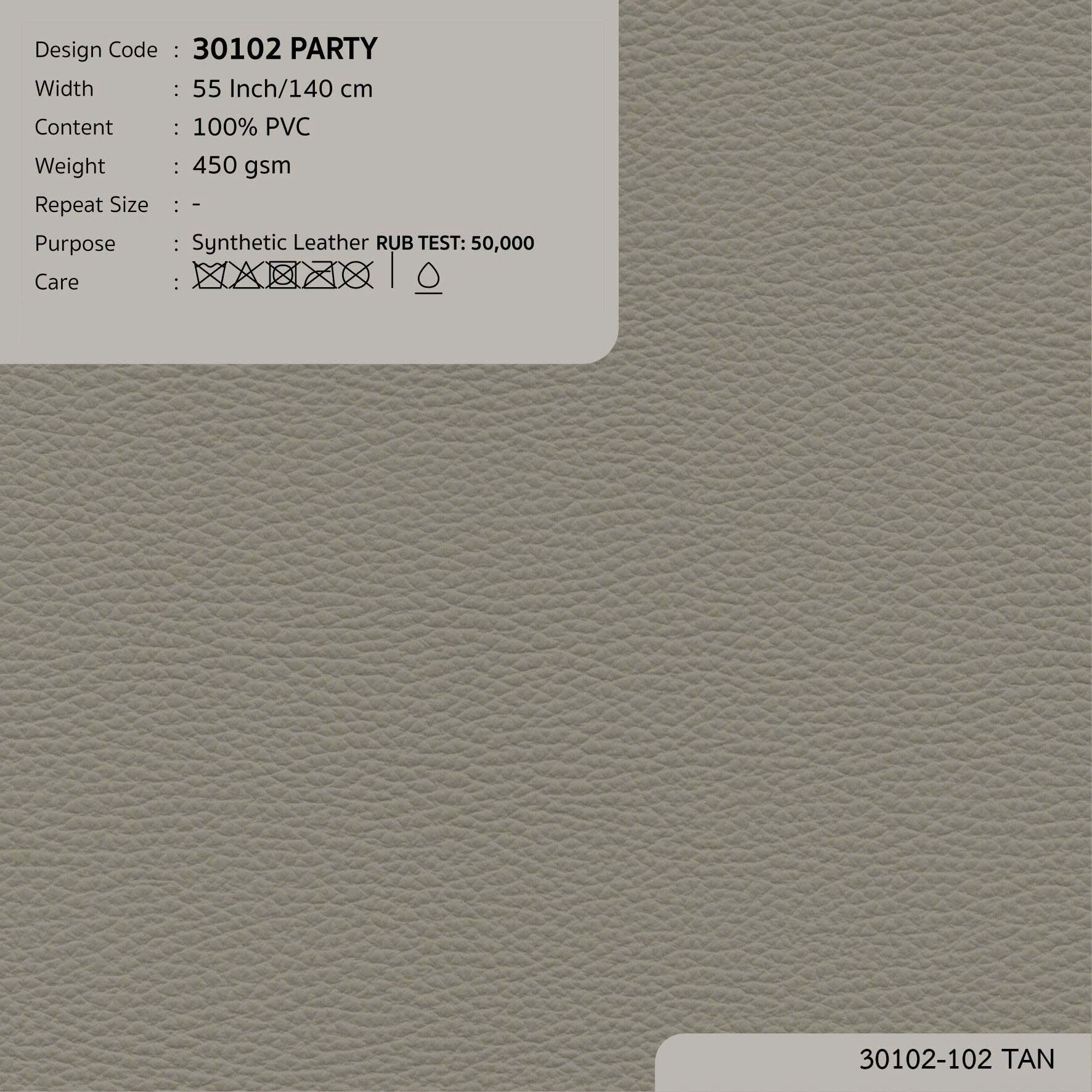 30102 vải PVC bọc nệm ghế PARTY 4 màu copyright 2025