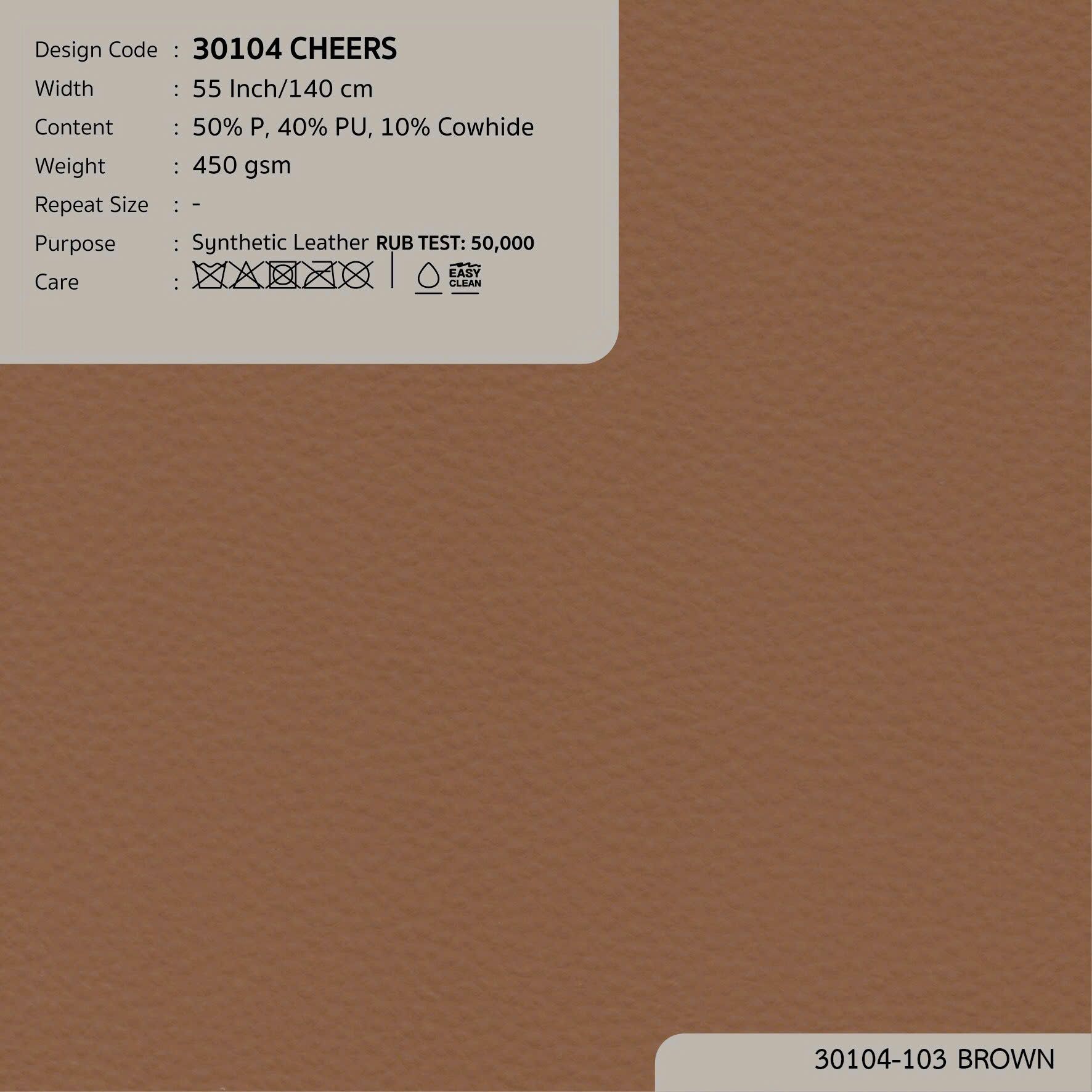 30104 vải PVC bọc nệm ghế CHEERS 5 màu copyright 2025