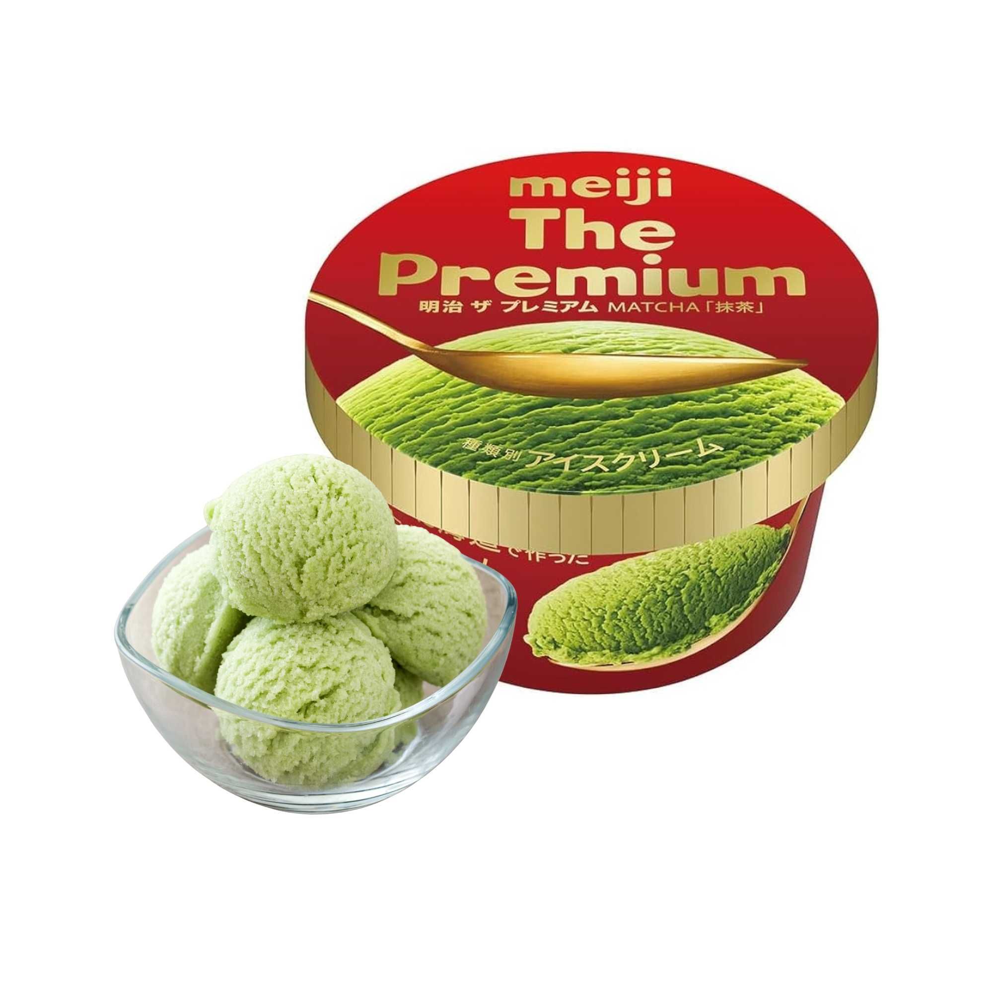 Kem matcha premium Meiji 200 ml