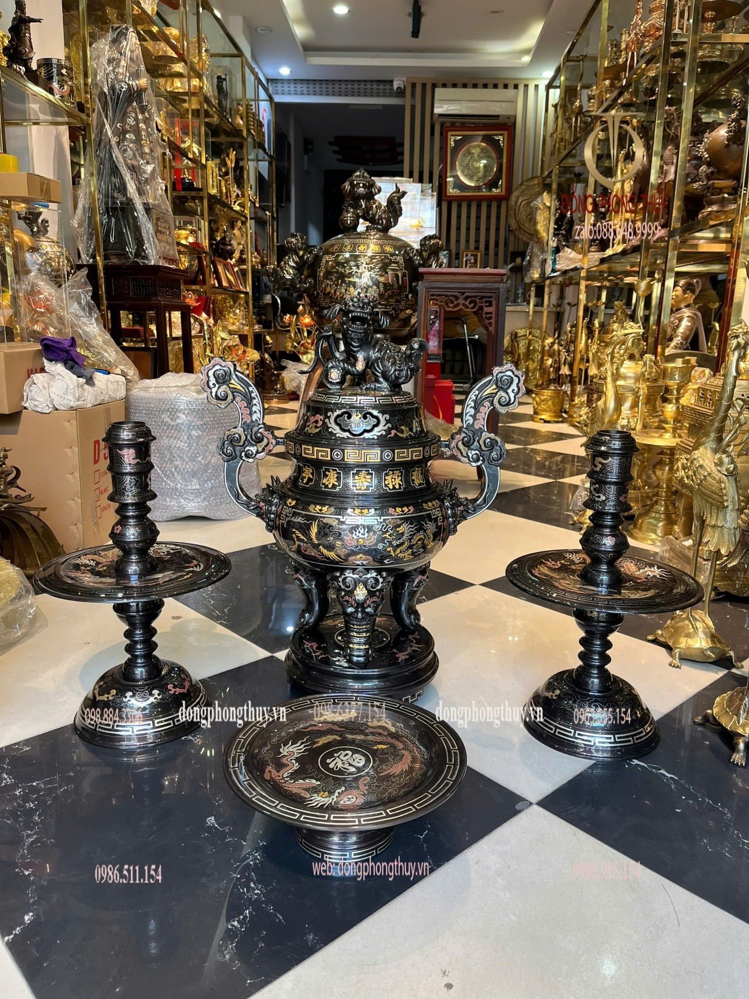 bộ đỉnh đồng ngũ sự