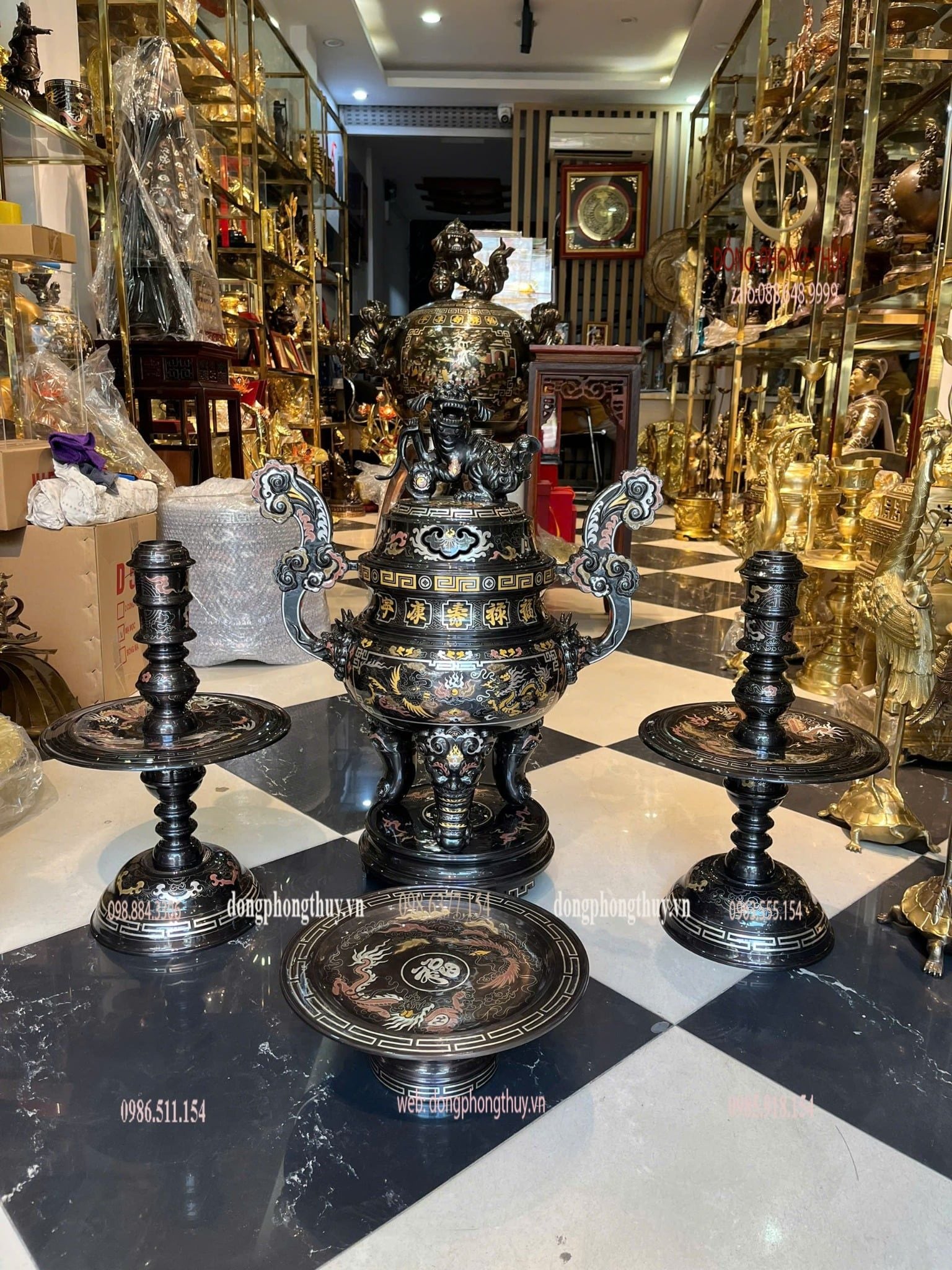 bộ đỉnh đồng ngũ sự