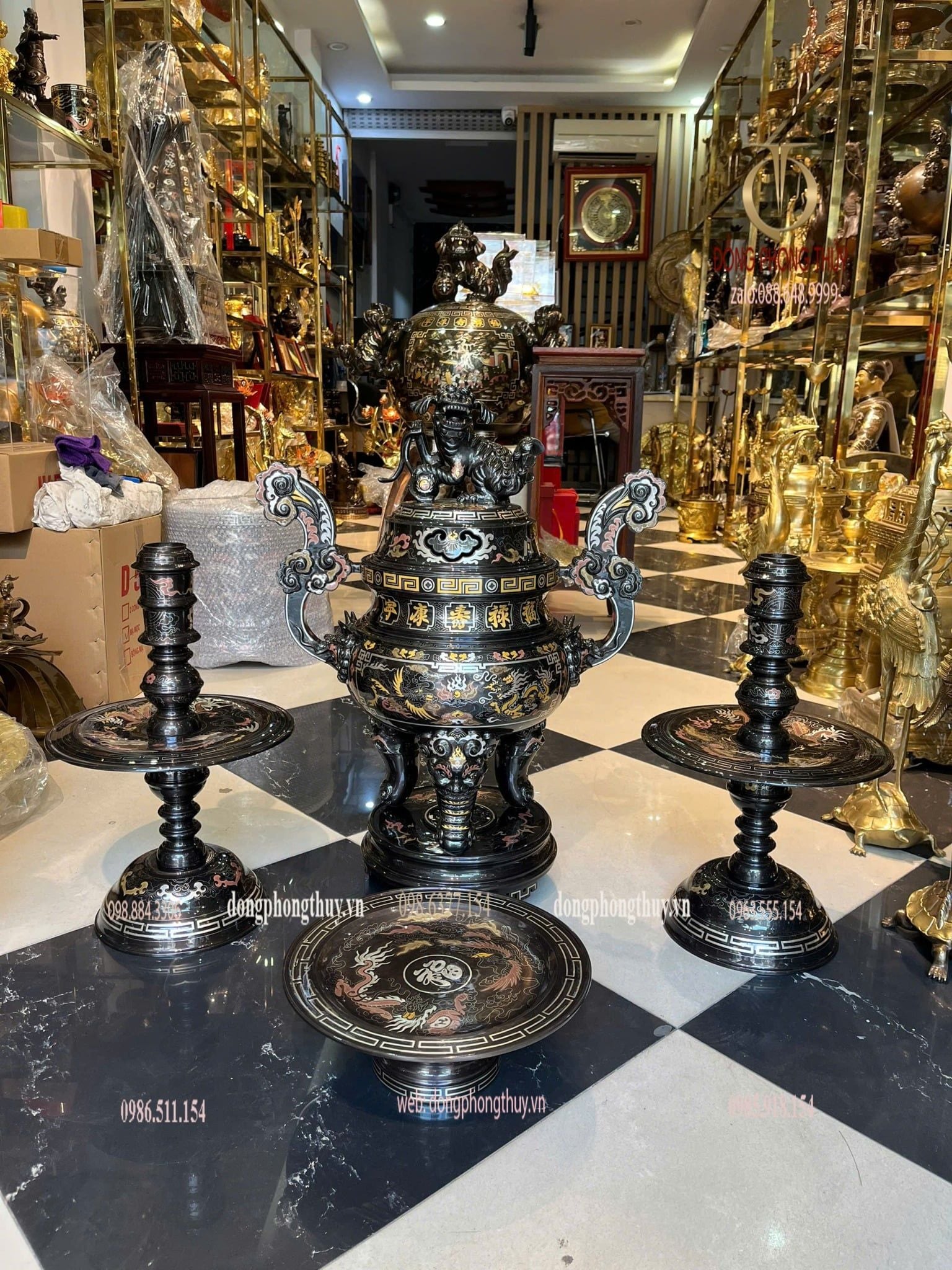 bộ đỉnh đồng ngũ sự