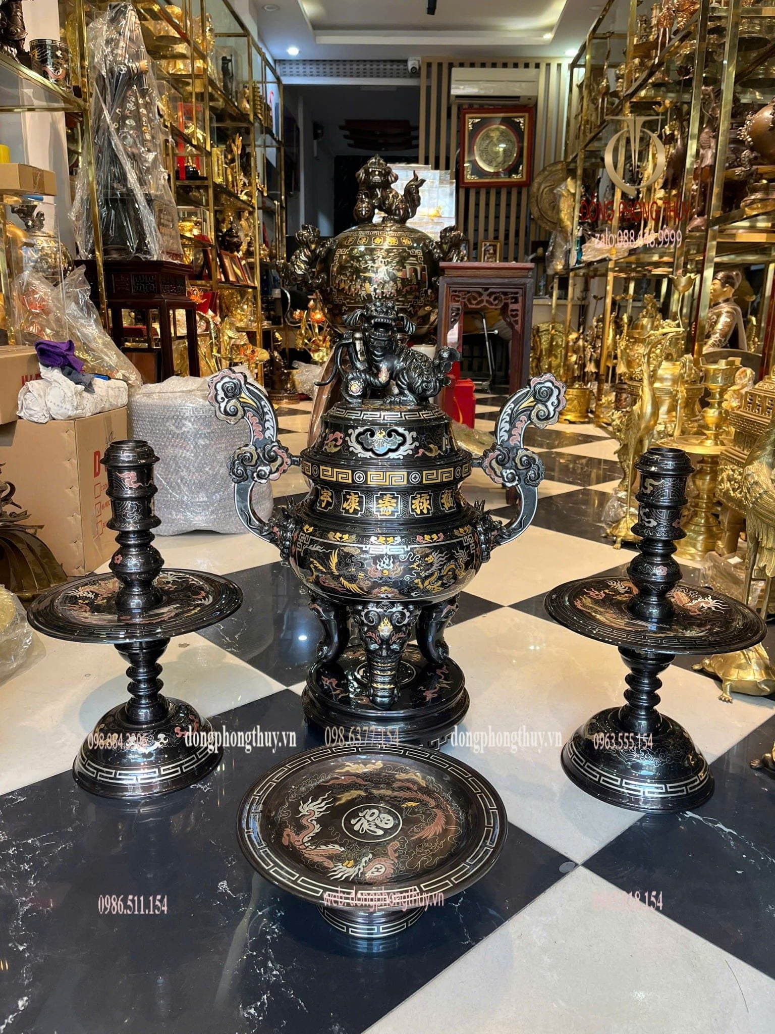 bộ đỉnh đồng ngũ sự