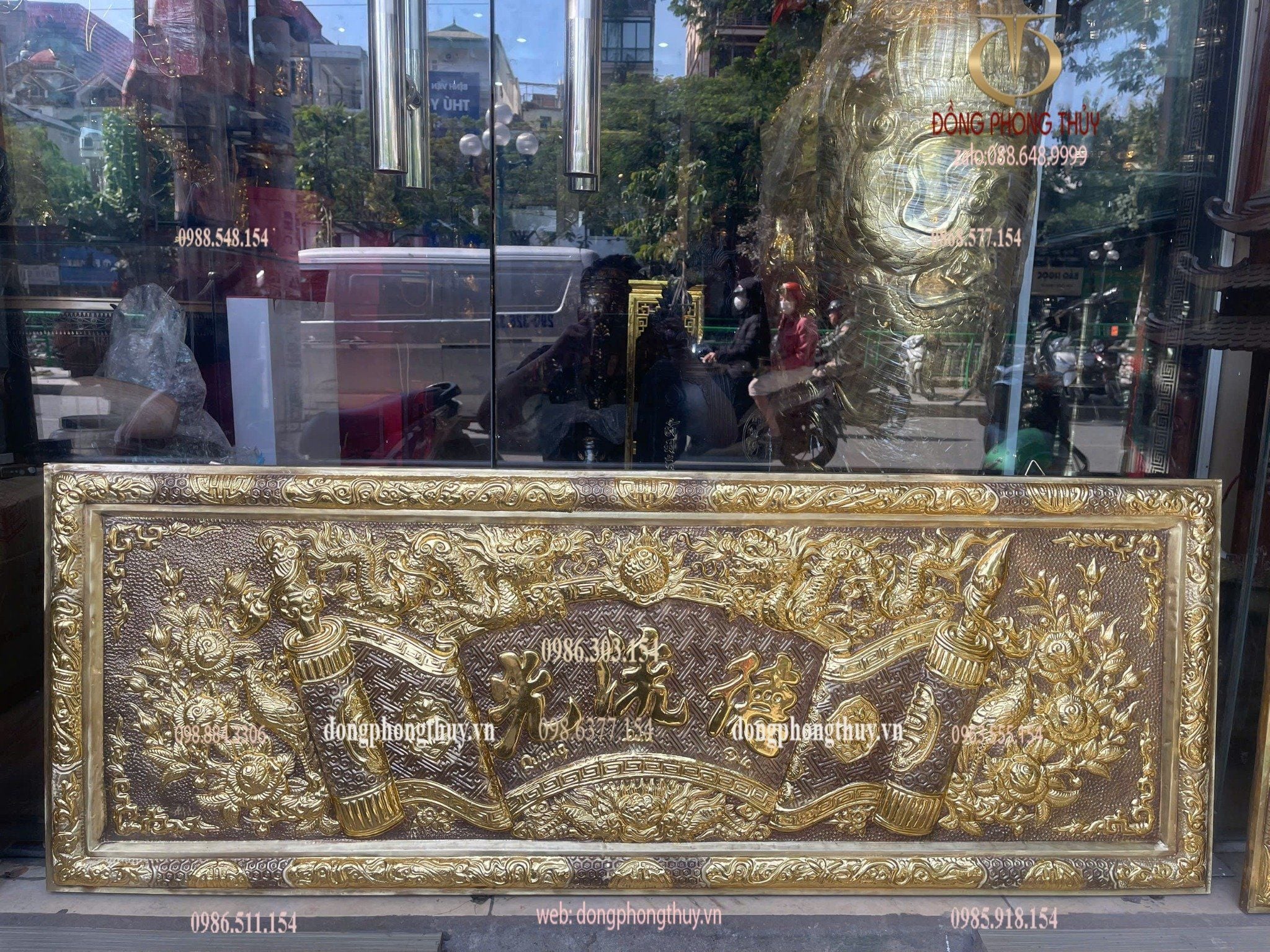 Bộ hoành phi câu đối 1m35