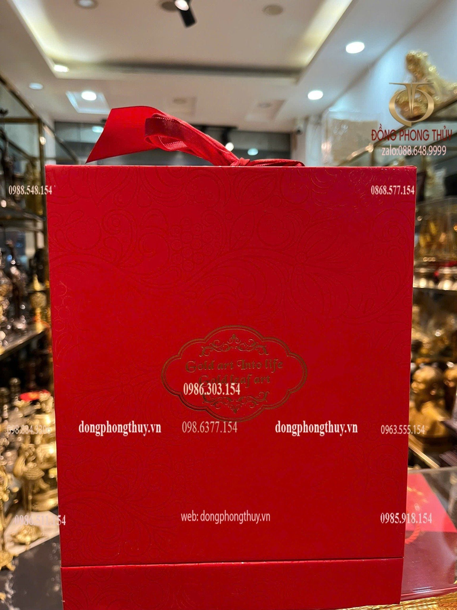 Cây kim tiền mạ vàng 24k