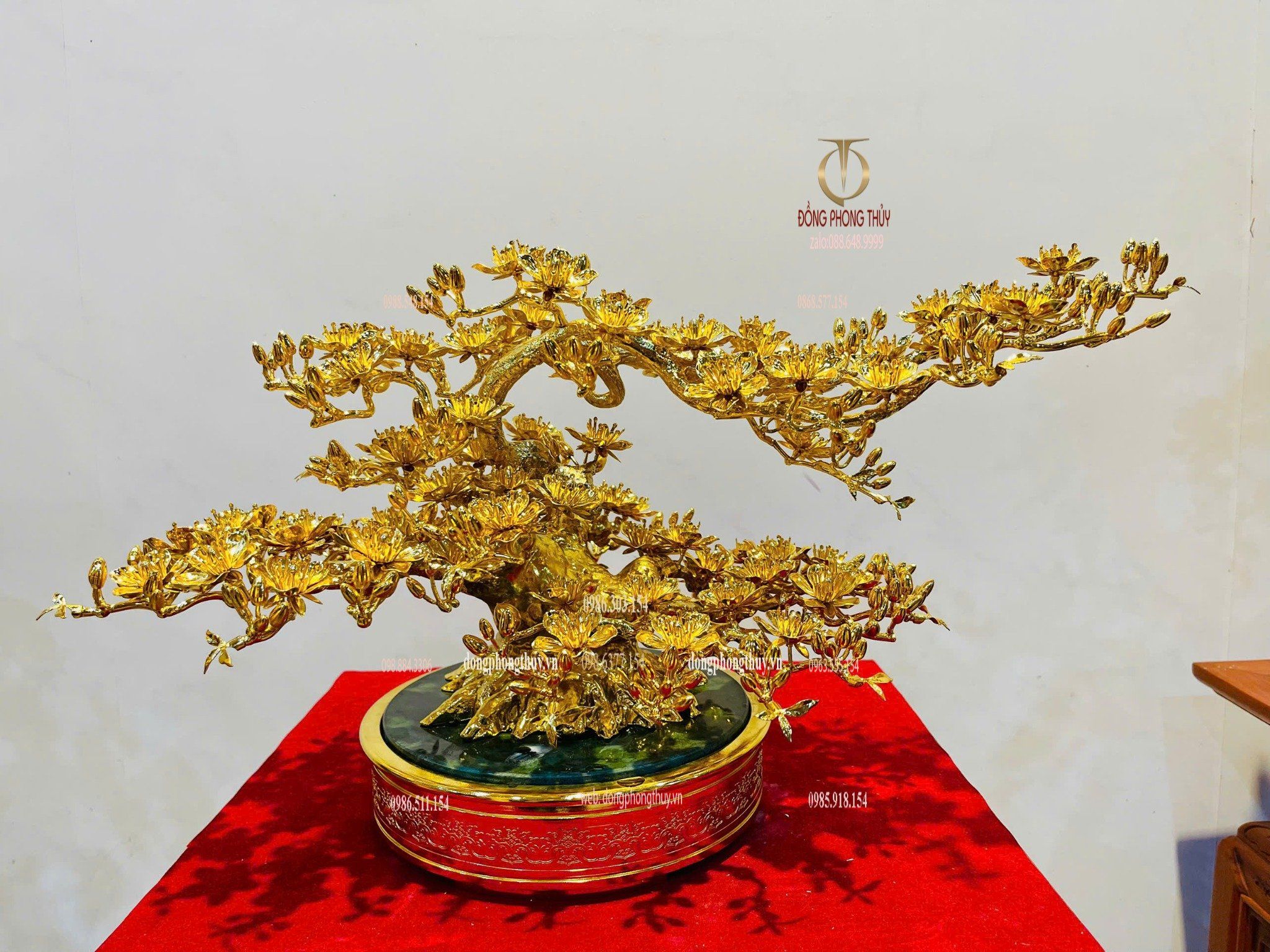 Cây mai vàng 24k bằng đồng mạ vàng 24k