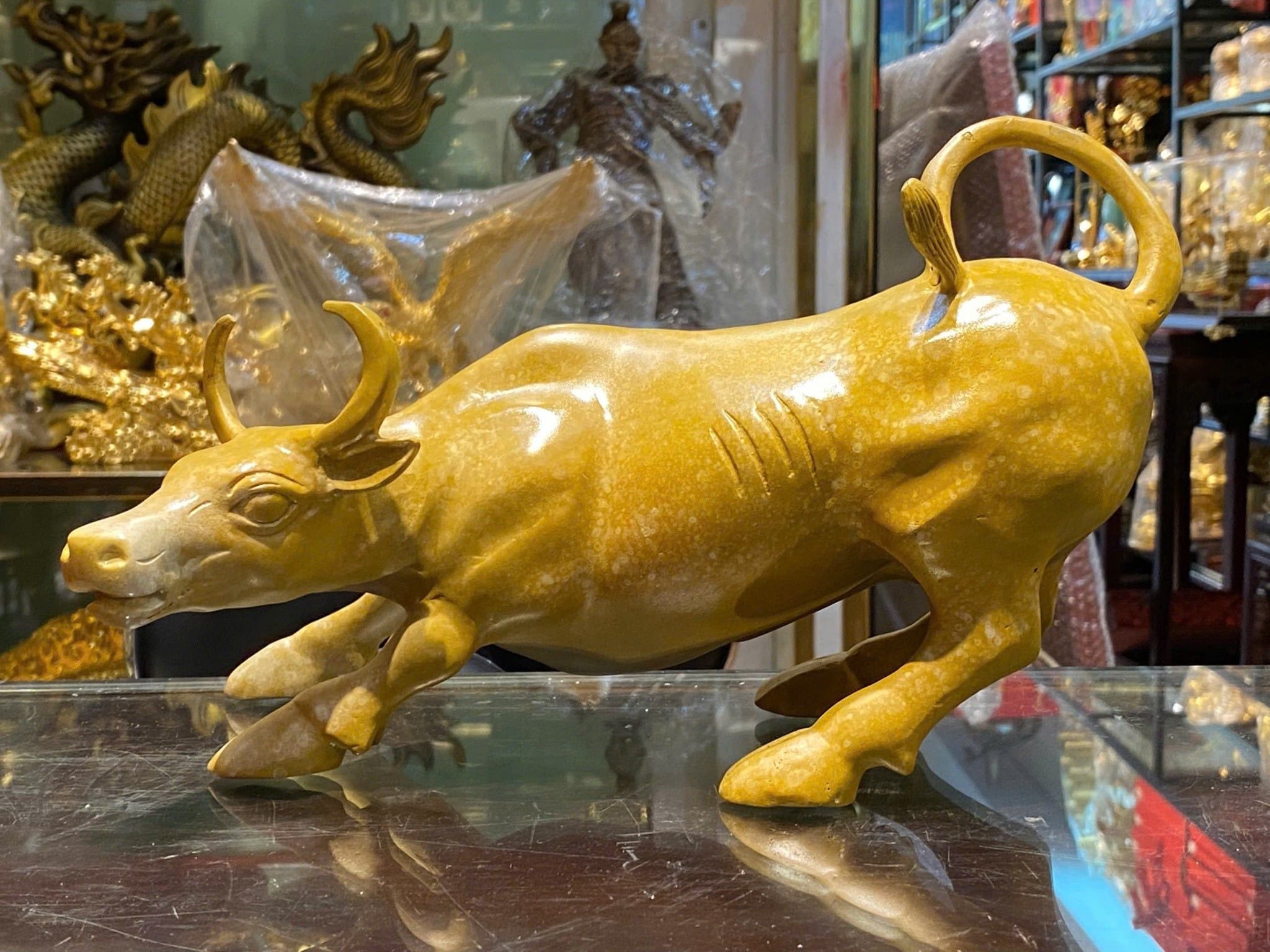 Tượng Trâu bằng đồng