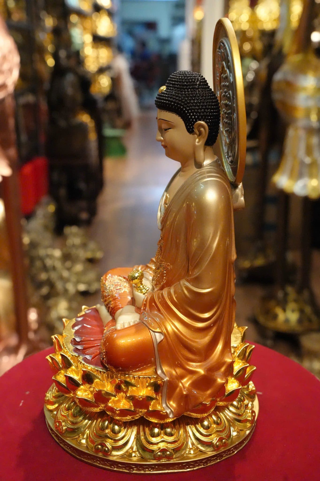 Tượng phật A Di Đà bằng đồng