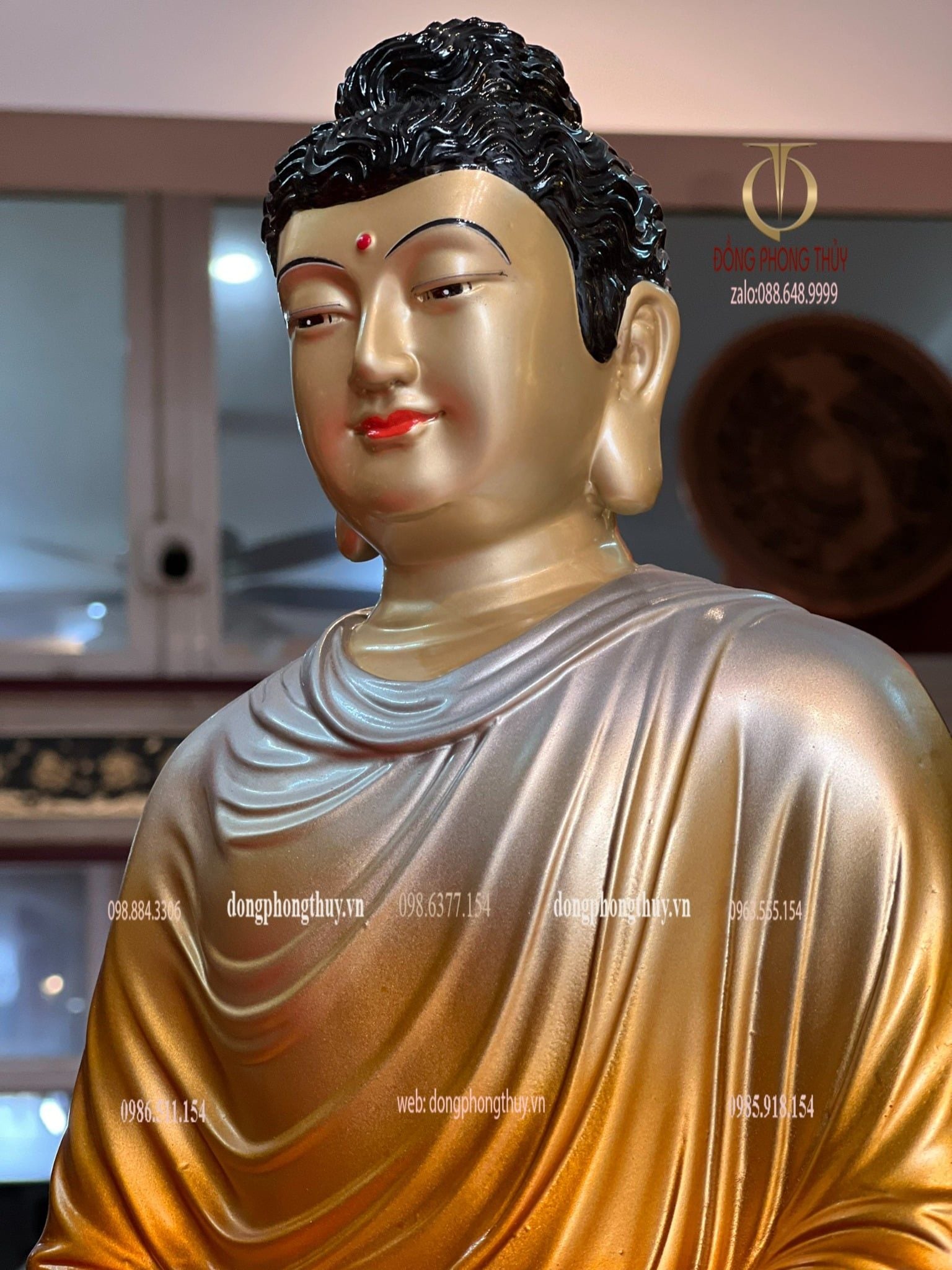 Tượng phật Thích Ca Mâu Ni bằng đồng