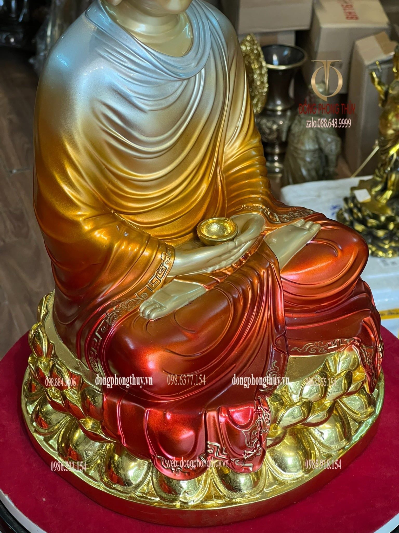 Tượng phật Thích Ca Mâu Ni bằng đồng