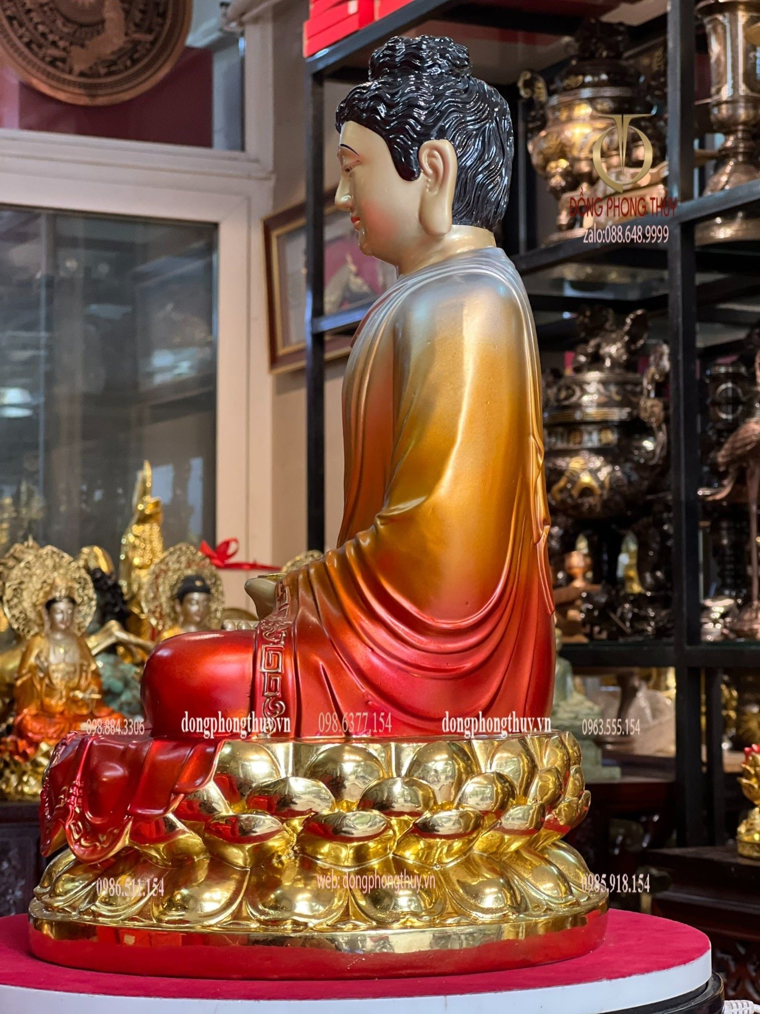 Tượng phật Thích Ca Mâu Ni bằng đồng