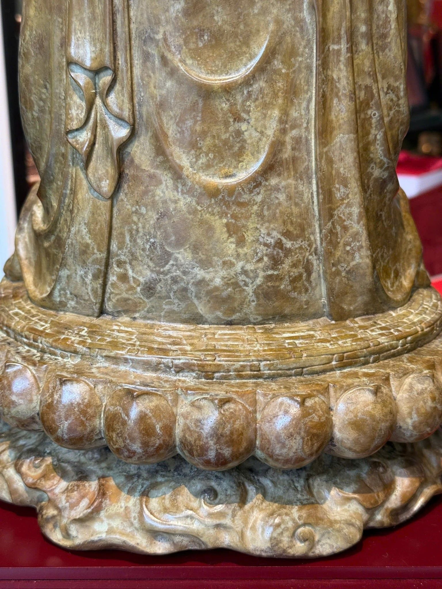 Tượng phật Thích Ca cao 35cm nặng 8,5kg bằng đồng