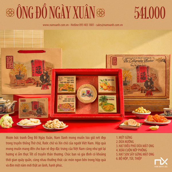T2527- HỘP QUÀ 5N (ÔNG ĐỒ NGÀY XUÂN) – Nam Xanh JSC