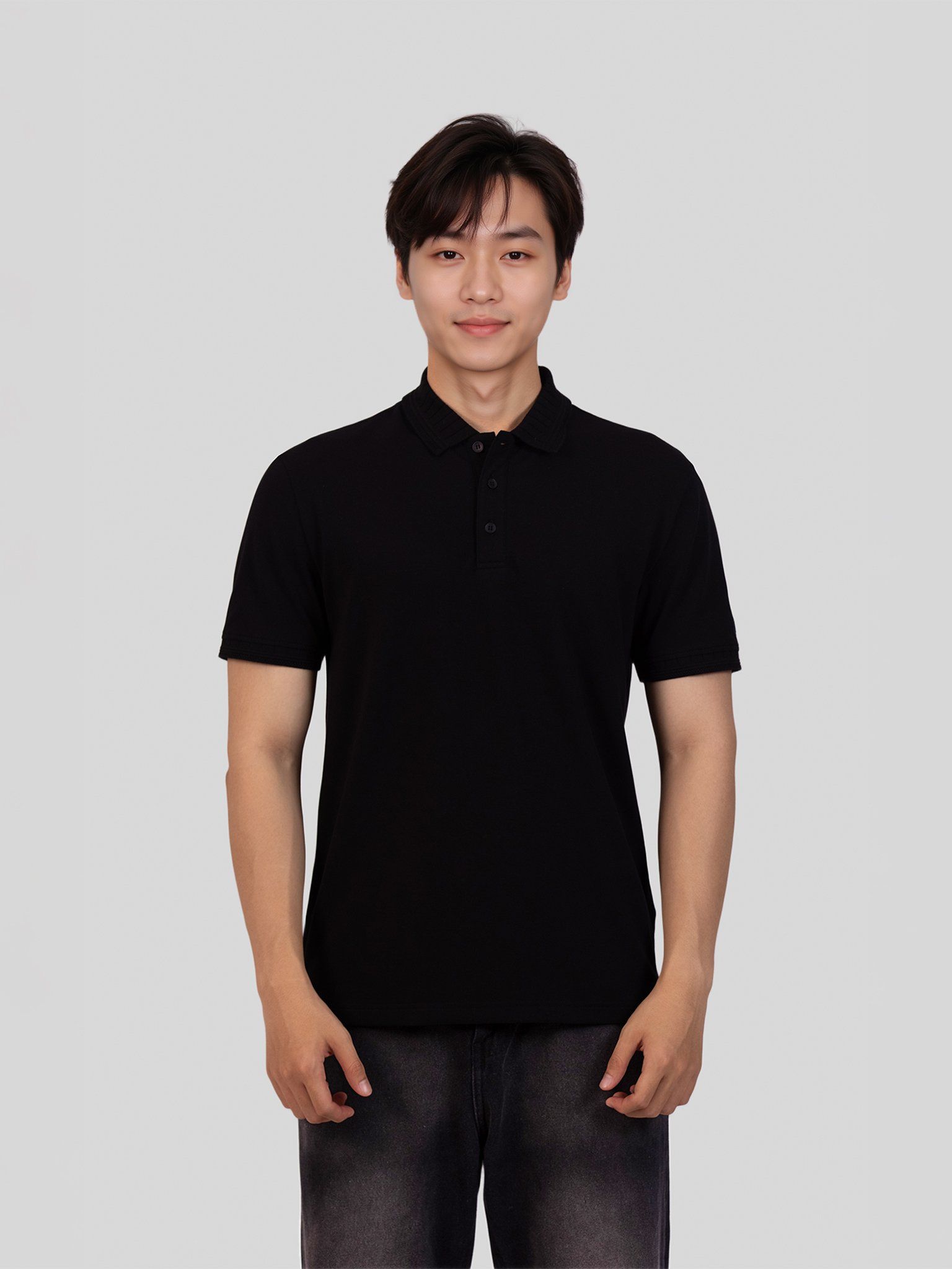 Áo Polo Nam Regular Basic Logo CTX FW25 MPO 1073