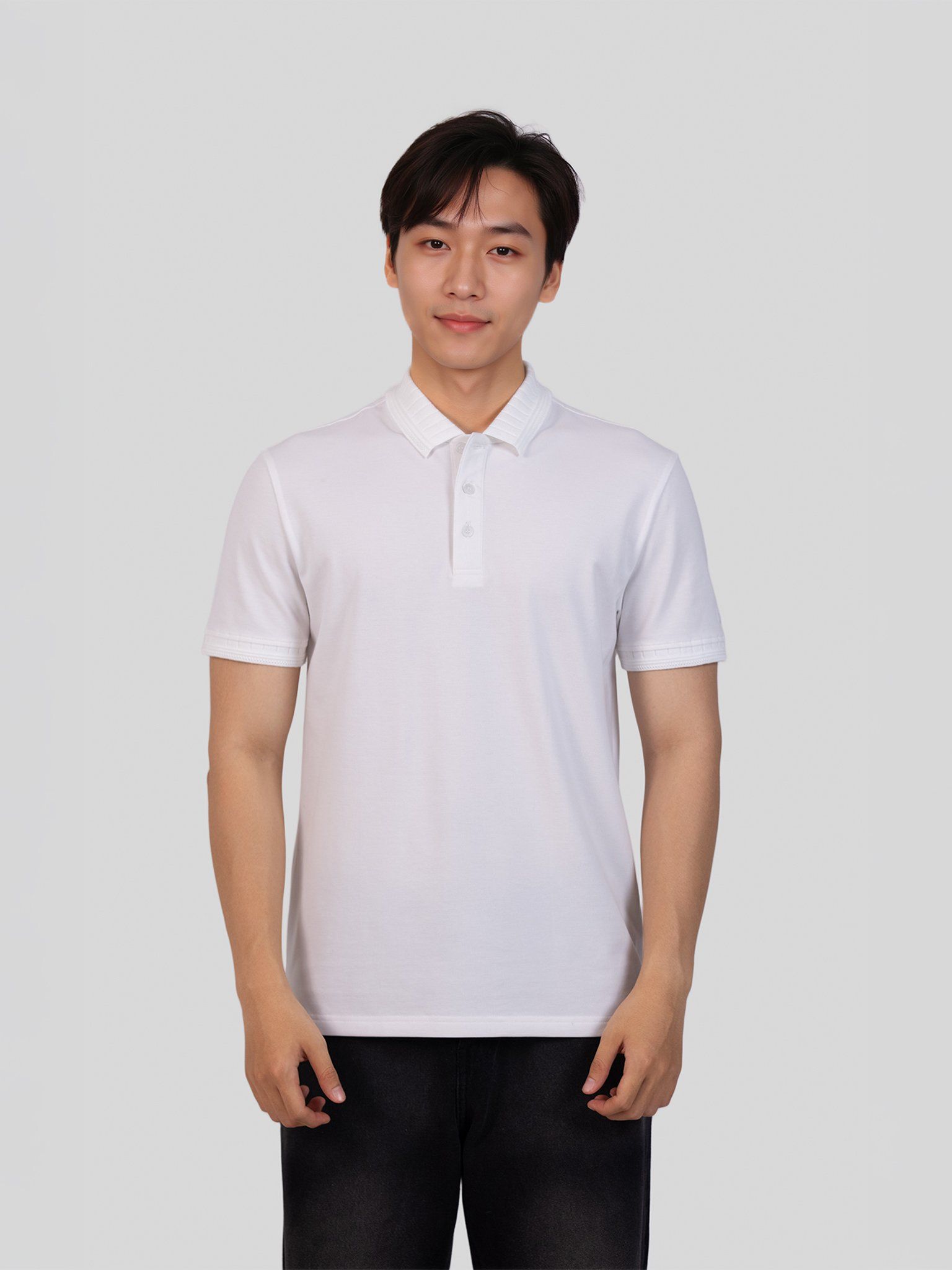 Áo Polo Nam Regular Basic Logo CTX FW25 MPO 1073