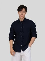 Áo Sơ Mi Nam Oxfort Regular Longsleeve Basic FW25 MSH 1023
