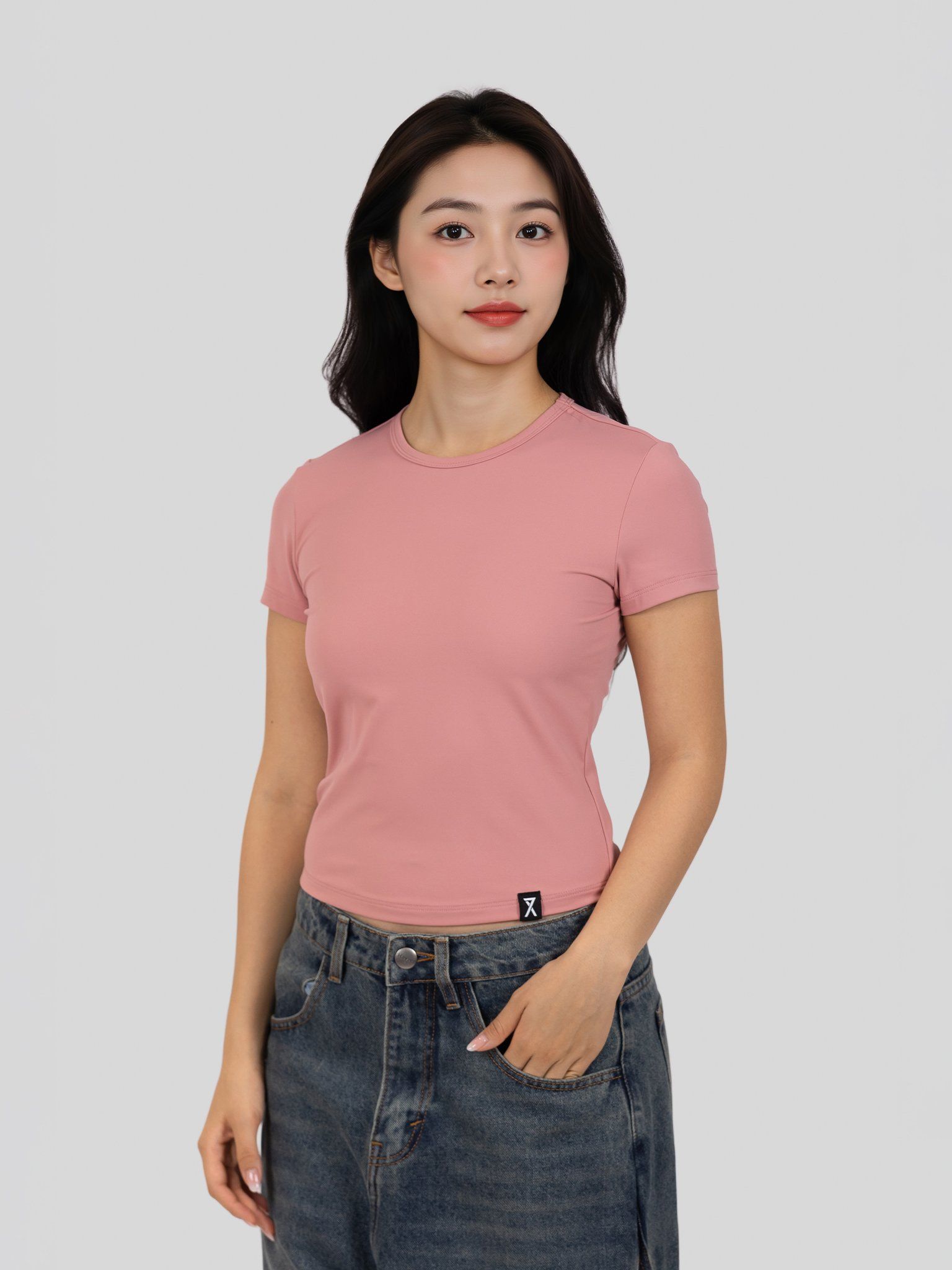 Áo Thun Nữ Slim Boxy Basic WTS 2459