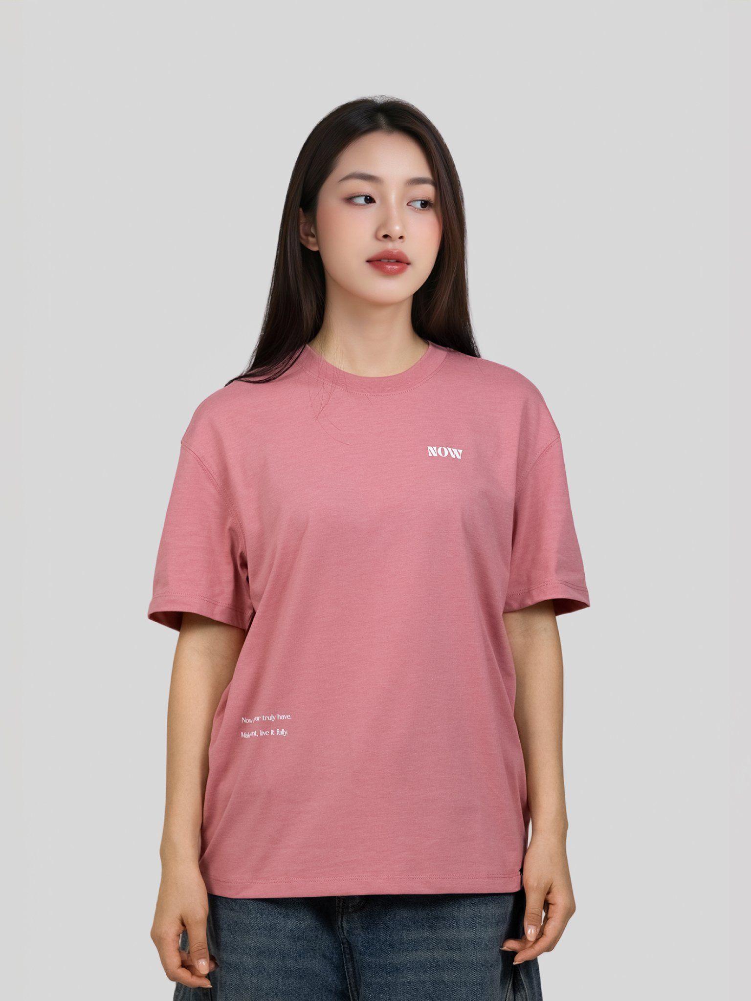 Áo Thun Nữ Relax Typo Now WTS 2450