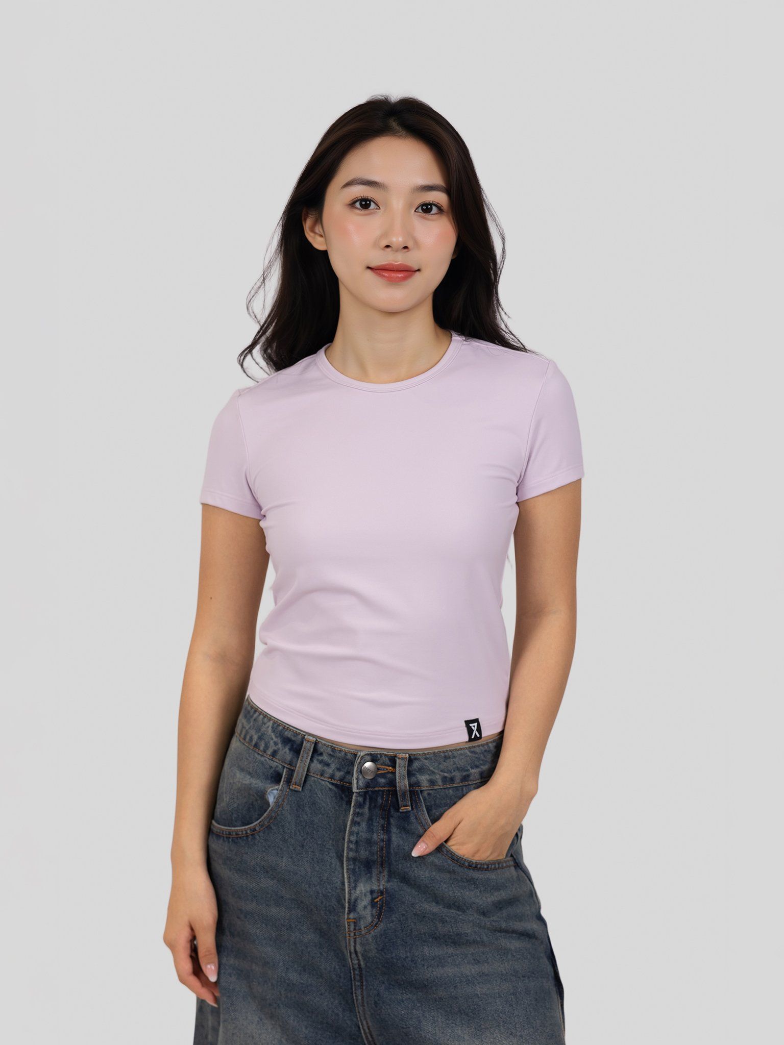 Áo Thun Nữ Slim Boxy Basic WTS 2459