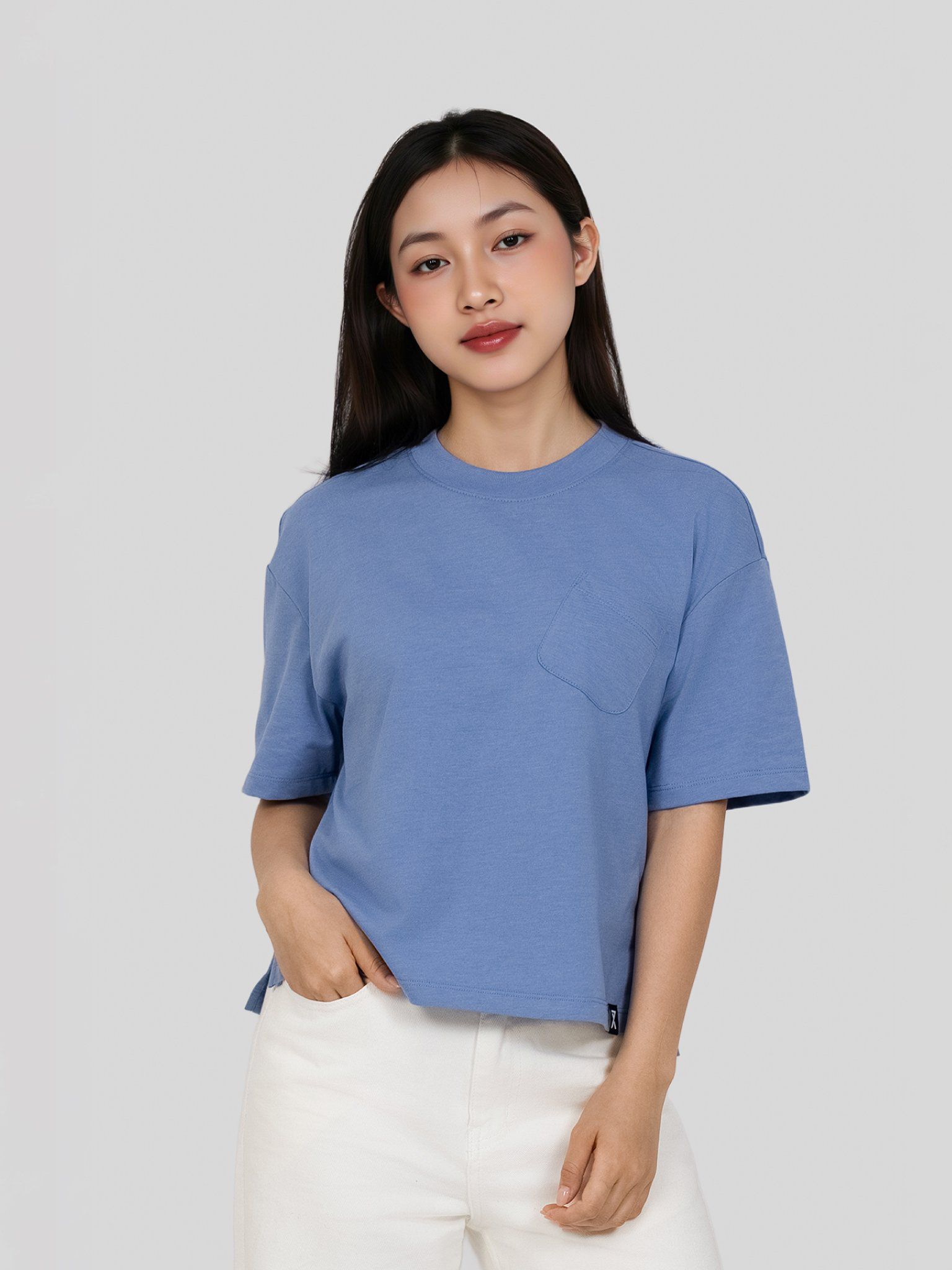 Áo Thun Nữ Relax Boxy Big Pocket WTS 2451