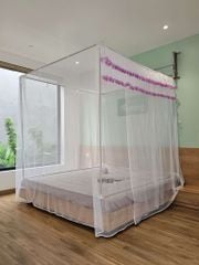 Màn Tuyn (Cao Cấp)- Có Diềm- Xếp 2 Lớp Ren Tím Màn Tuyn (Cao Cấp)- Có Diềm- Xếp 2 Lớp Ren Tím