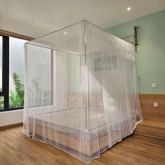 Màn Tuyn (Cao Cấp)- Có Diềm- Ốp Ren Trắng Màn Tuyn (Cao Cấp)- Có Diềm- Ốp Ren Trắng