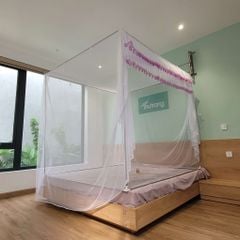 Màn Tuyn (Cao Cấp)- Có Diềm- Xếp 2 Lớp Ren Tím Màn Tuyn (Cao Cấp)- Có Diềm- Xếp 2 Lớp Ren Tím