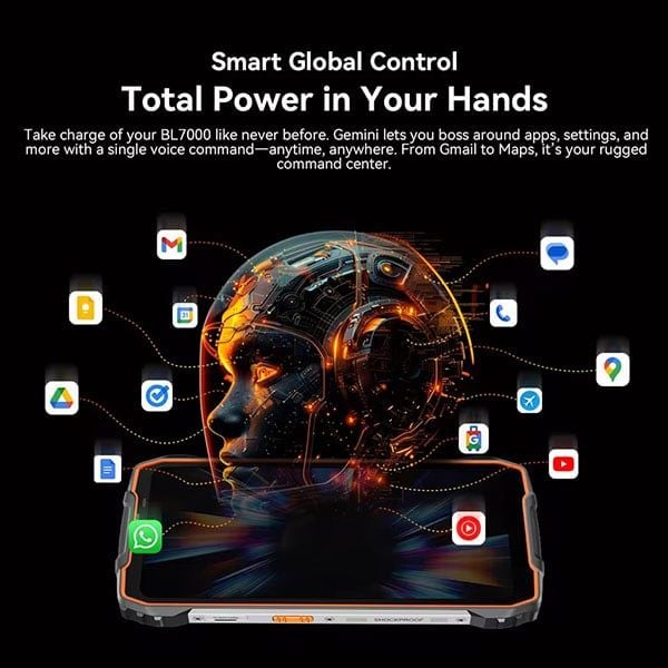 BLACKVIEW BL7000 5G AI | 8GB RAM, 256GB, 7500Amh, 6.78