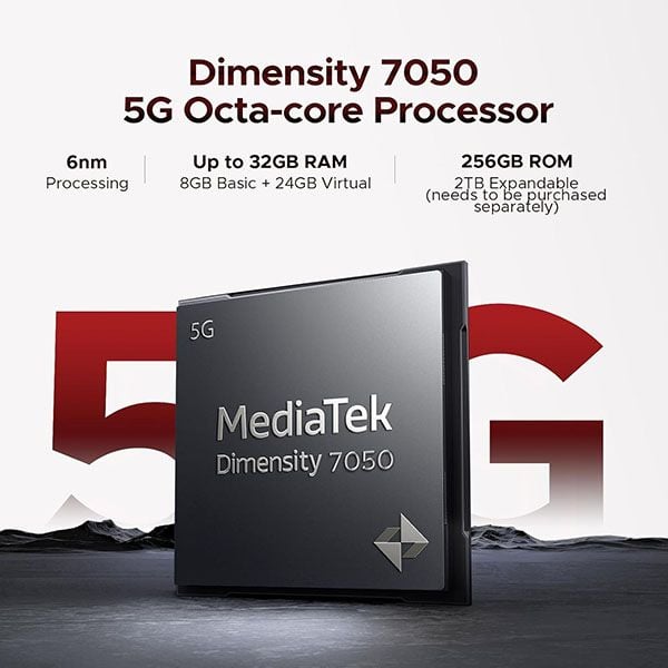 DOOGEE Blade20 Play 5G – Dimensity 7050 | 32GB RAM + 256GB ROM | Màn hình 6.6