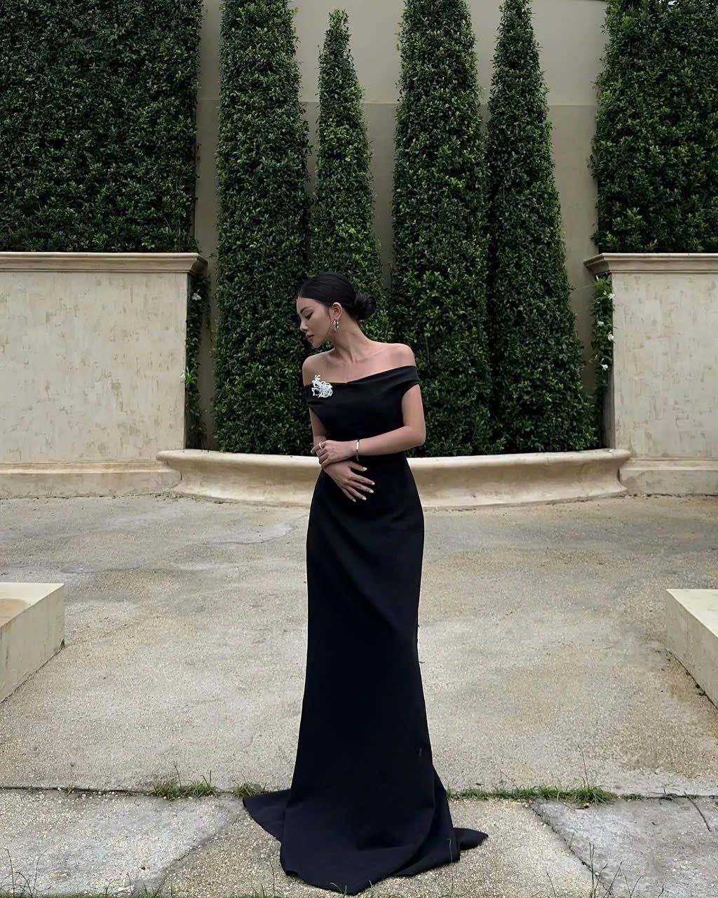 @@camelliangocbich X ESBER BLACK DRESS