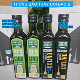 Dầu hạt lanh hữu cơ Naturgreen 250ml