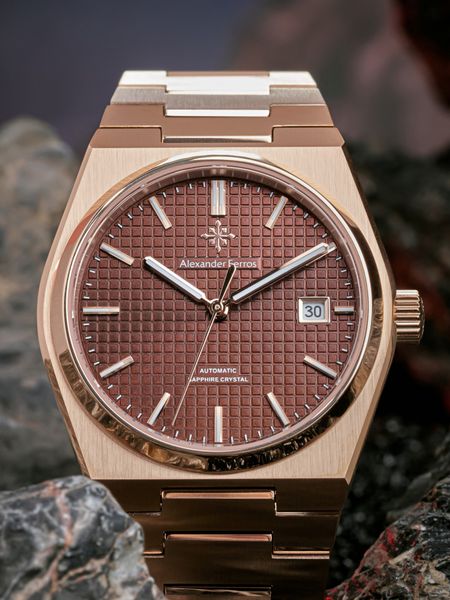 GIÁ TỐT NHẤT ] ALEXANDER FERROS Automatic 5052R/08 38mm - Đồng Hồ