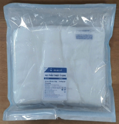 GẠC PHẪU THUẬT Ổ BỤNG 40CM X 50CM X 4 LỚP TIỆT TRÙNG, CẢN QUANG