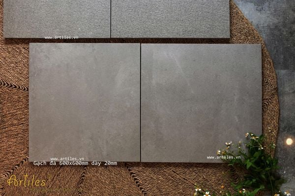 Gạch lát nền hồ bơi chống trơn dày 20mm