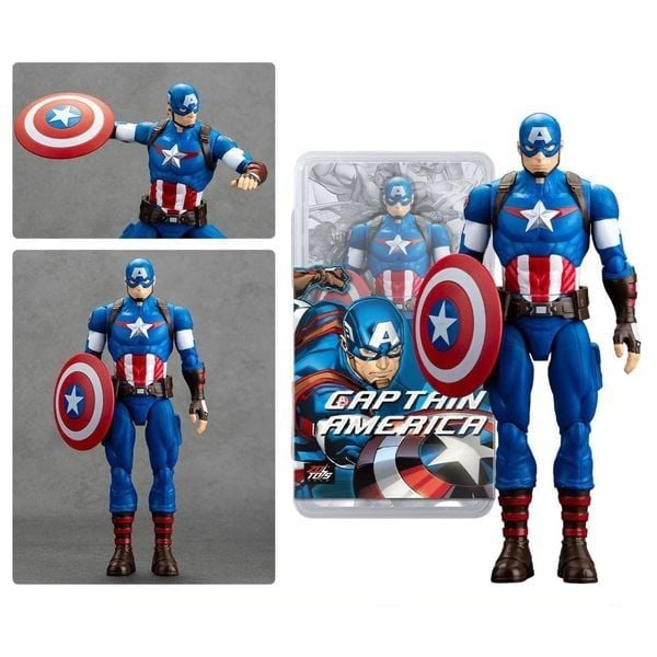 Mô hình nhân vật Marvel Captain America inch ZD Toys ZM88