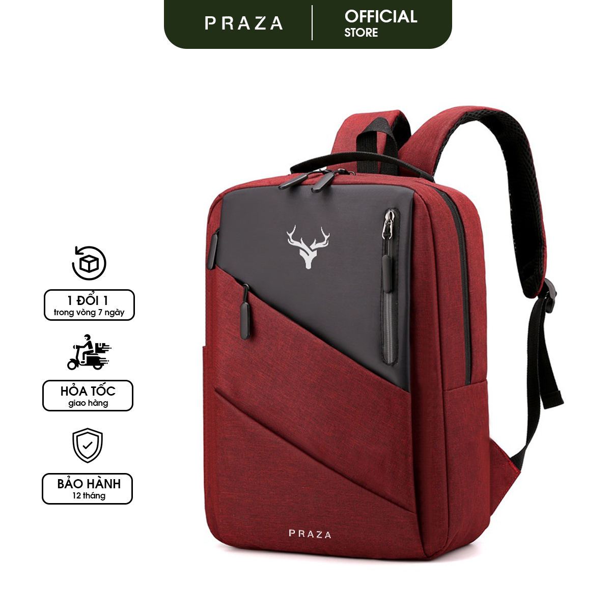 Ba Lô Laptop Thời Trang Premium Praza - BL190