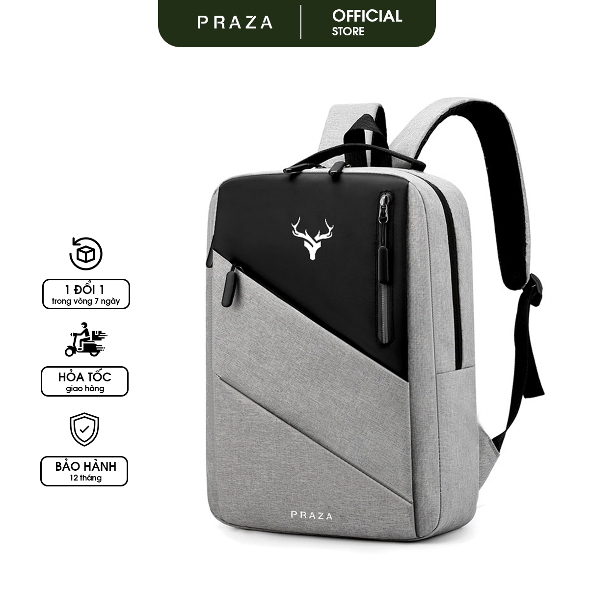 Ba Lô Laptop Thời Trang Premium Praza - BL190