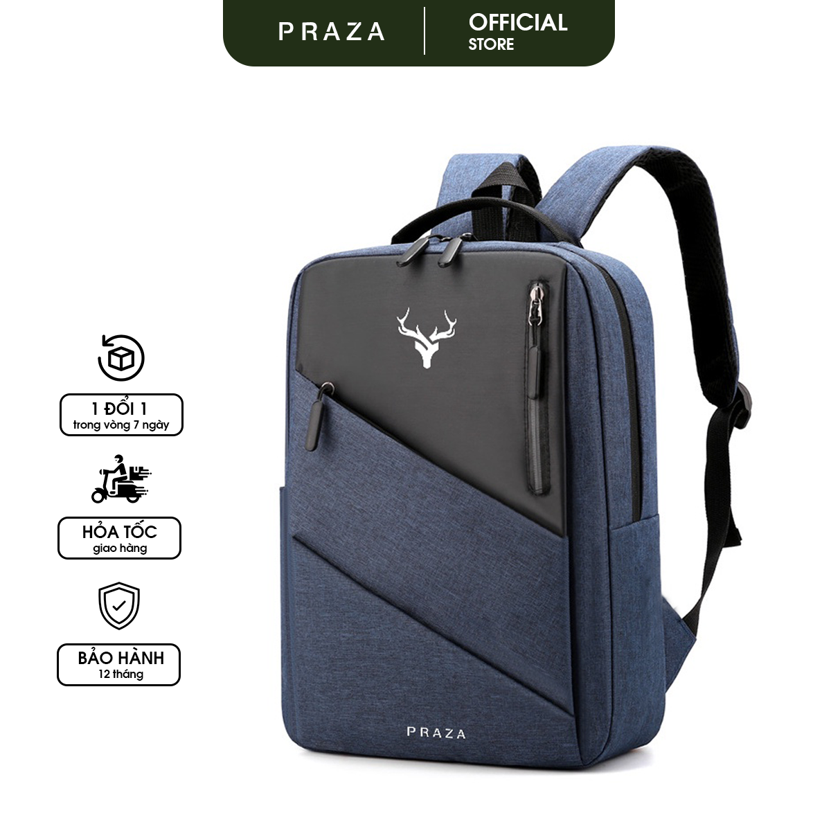Balo Laptop Cao Cấp Cho Nhân Viên Công Sở Praza Deer - BL190