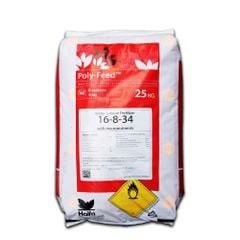 Haifa Poly-Feed 16-8-34 | Chuyên dùng cho mít, mận, sầu riêng - Bao 25Kg