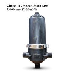 Cục lọc nước dạng đĩa cao cấp 130 Micron (Mesh 120) GYFD02120B - RN 60mm (2”) 30m3/h