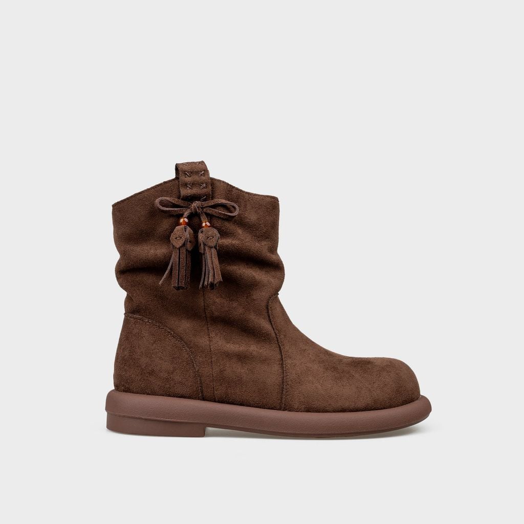 Giày Boots Nữ Mũi Tròn CHRISTINA-Q BOT132H